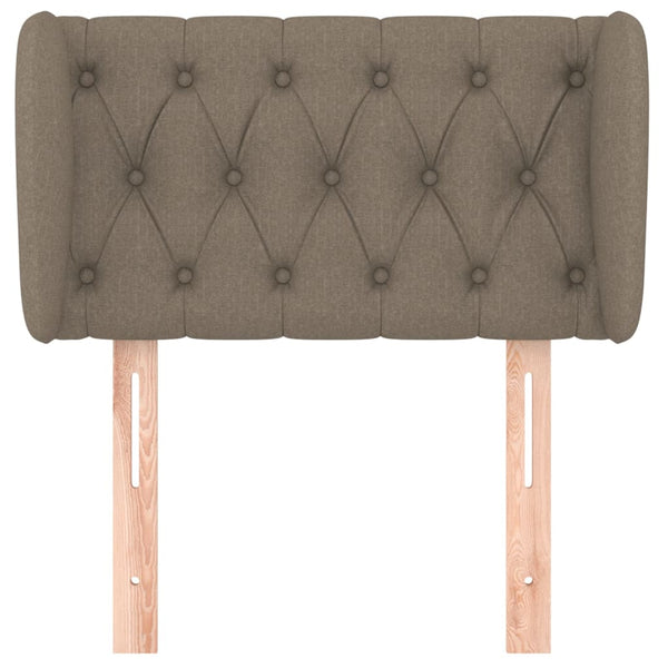 vidaXL Wingback Headboard Taupe 83x23x78/88 cm Fabric