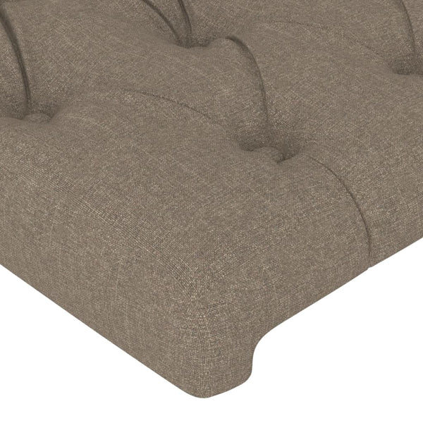 vidaXL Wingback Headboard Taupe 83x23x78/88 cm Fabric