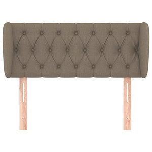 vidaXL Wingback Headboard Taupe 93x23x78/88 cm Fabric