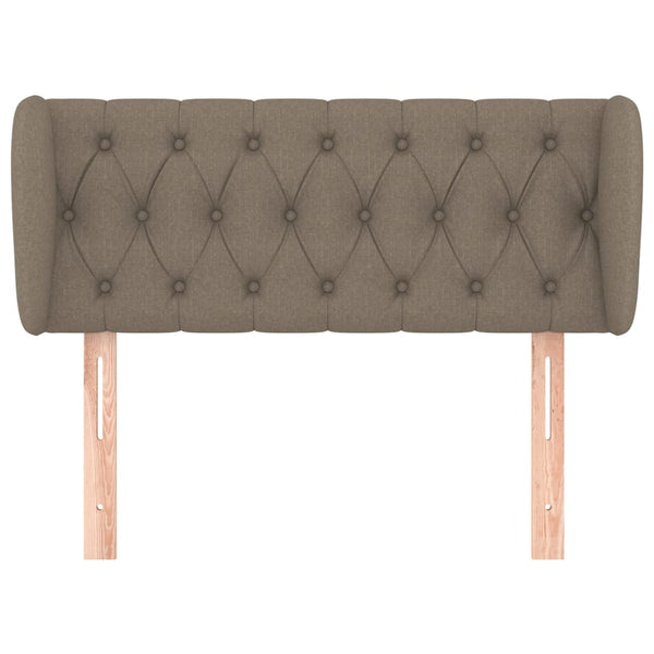 vidaXL Wingback Headboard Taupe 93x23x78/88 cm Fabric