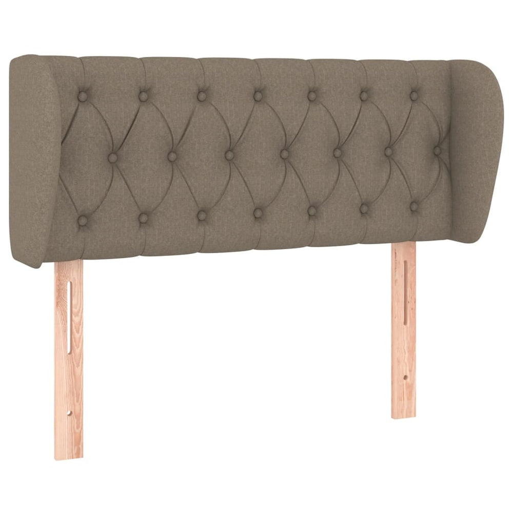 vidaXL Wingback Headboard Taupe 103x23x78/88 cm Fabric