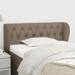 vidaXL Wingback Headboard Taupe 103x23x78/88 cm Fabric