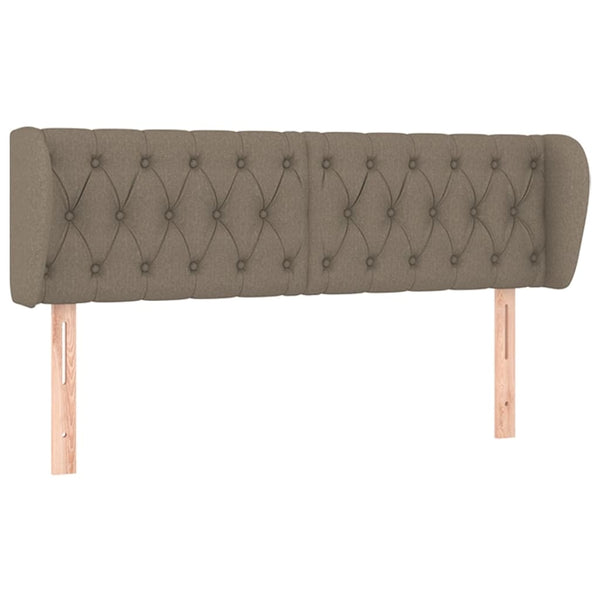 vidaXL Wingback Headboard Taupe 147x23x78/88 cm Fabric