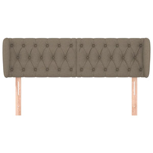 vidaXL Wingback Headboard Taupe 147x23x78/88 cm Fabric