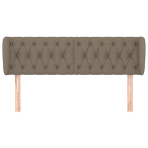 vidaXL Wingback Headboard Taupe 163x23x78/88 cm Fabric