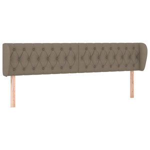 vidaXL Wingback Headboard Taupe 183x23x78/88 cm Fabric