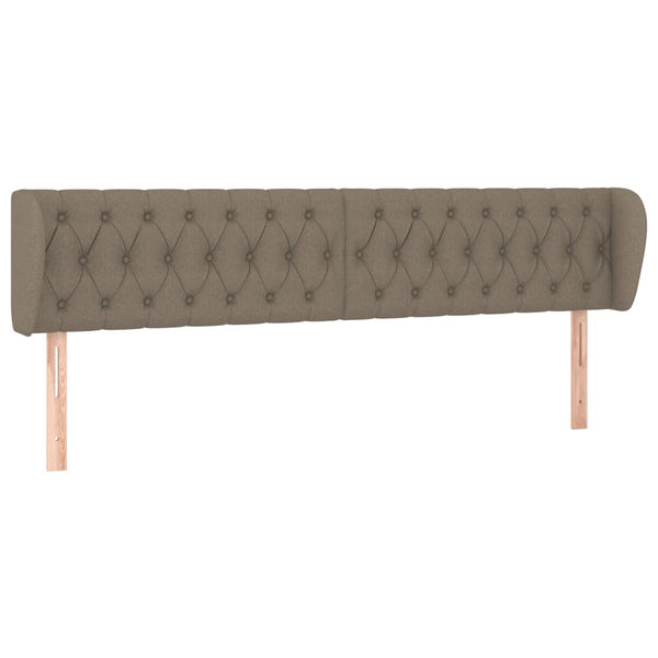 vidaXL Wingback Headboard Taupe 183x23x78/88 cm Fabric