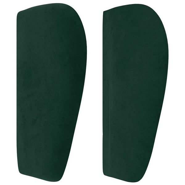 vidaXL Wingback Headboard Dark Green 163x23x78/88 cm Velvet