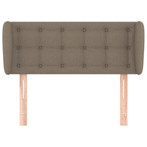 Kopfteil mit Ohren Taupe 103x23x78/88 cm Stoff