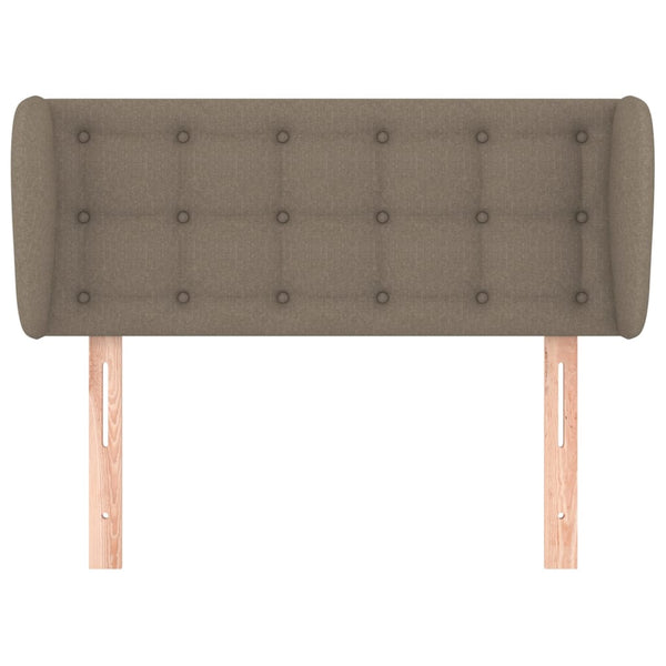 Kopfteil mit Ohren Taupe 103x23x78/88 cm Stoff