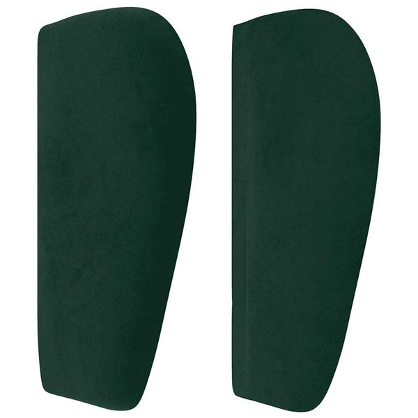 vidaXL Headboard with Wings Dark Green 103x23x78/88 cm Velvet