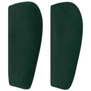 vidaXL Wingback Headboard Dark Green 183x23x78/88 cm Velvet