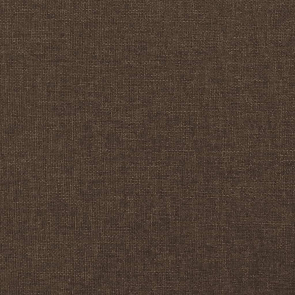 vidaXL Wingback Headboard Dark Brown 83x23x118/128 cm Fabric