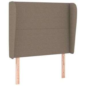 vidaXL Wingback Headboard Taupe 83x23x118/128 cm Fabric