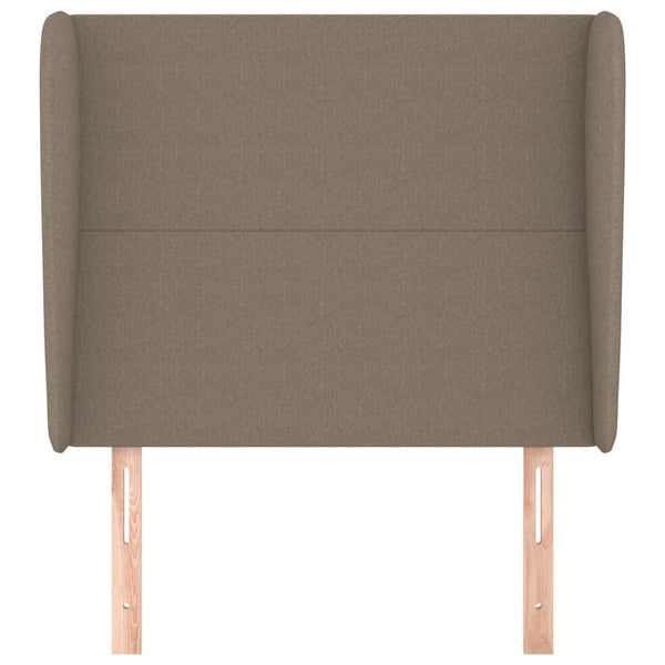 vidaXL Wingback Headboard Taupe 103x23x118/128 cm Fabric