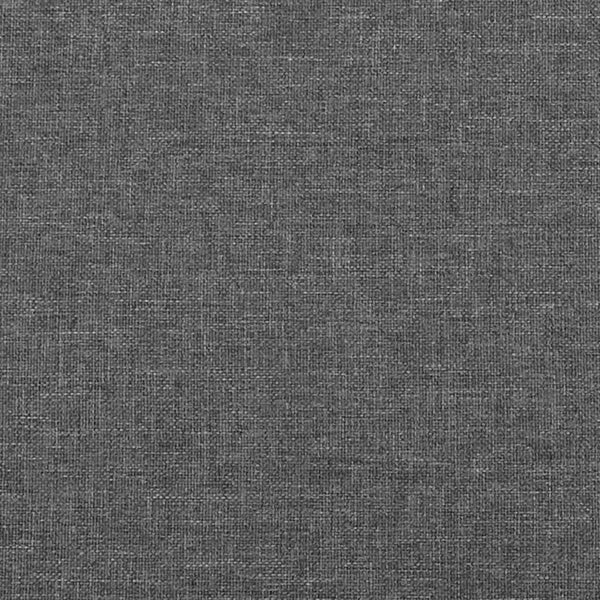 vidaXL Wingback Headboard Dark Grey 147x23x118/128 cm Fabric