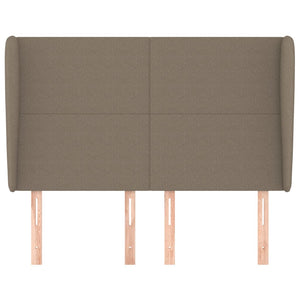 vidaXL Wingback Headboard Taupe 147x23x118/128 cm Fabric
