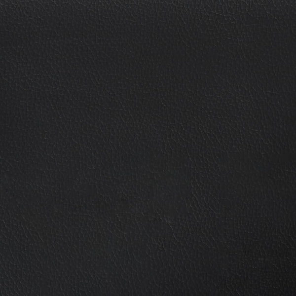 vidaXL Wingback Headboard Black 147x23x118/128 cm Faux Leather