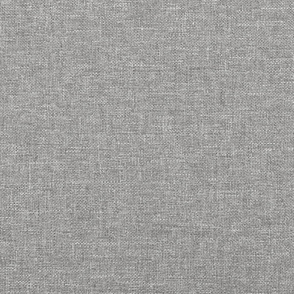 vidaXL Wingback Headboard Light Grey 93x23x118/128 cm Fabric