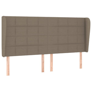 vidaXL Wingback Headboard Taupe 183x23x118/128 cm Fabric