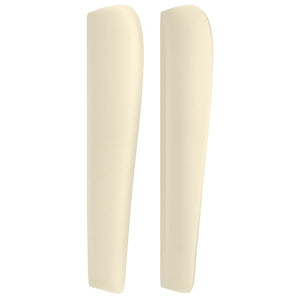 Kopfteil mit Ohren Creme 83x23x118/128 cm Kunstleder