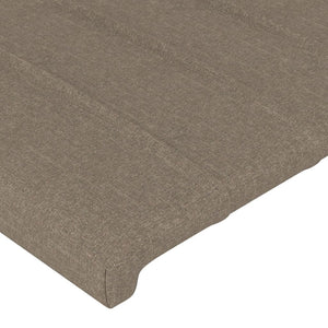 vidaXL Wingback Headboard Taupe 83x23x118/128 cm Fabric