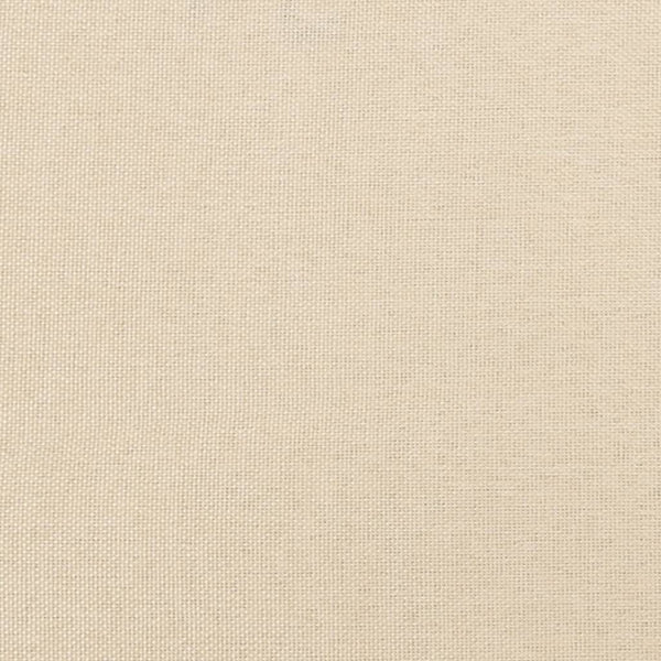 vidaXL Wingback Headboard Cream 93x23x118/128 cm Fabric