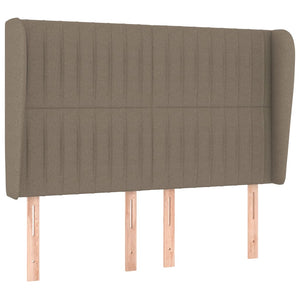 vidaXL Wingback Headboard Taupe 147x23x118/128 cm Fabric