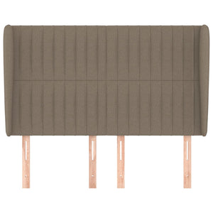 vidaXL Wingback Headboard Taupe 147x23x118/128 cm Fabric
