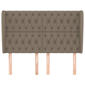 vidaXL Wingback Headboard Taupe 147x23x118/128 cm Fabric