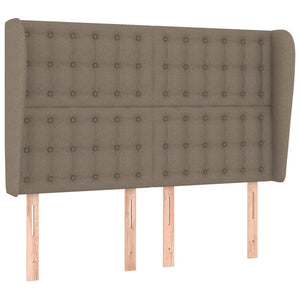 vidaXL Wingback Headboard Taupe 147x23x118/128 cm Fabric