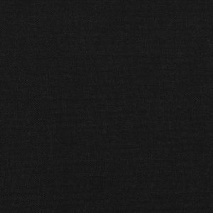 Kopfteil mit Ohren Schwarz 103x16x78/88 cm Stoff
