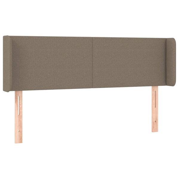 vidaXL Tufted Headboard Taupe 147x16x78/88 cm Fabric