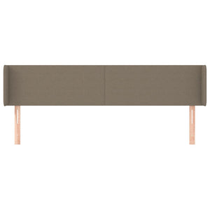vidaXL Wingback Headboard Taupe 163x16x78/88 cm Fabric