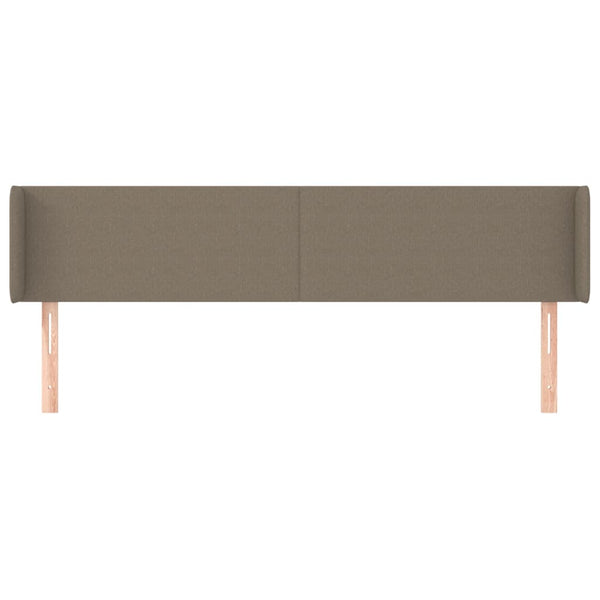 vidaXL Wingback Headboard Taupe 183x16x78/88 cm Fabric