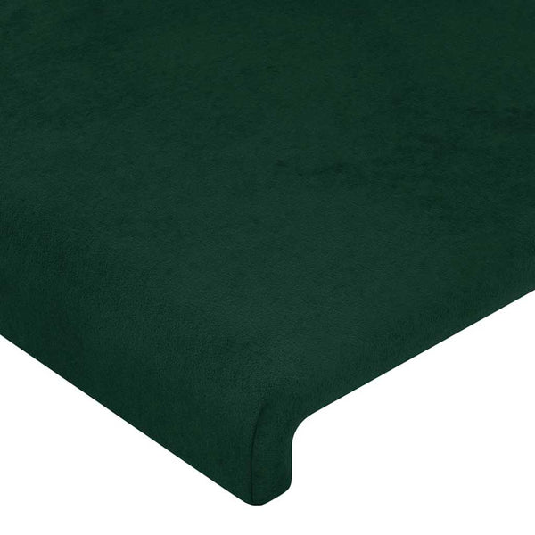 vidaXL Wingback Headboard Dark Green 183x16x78/88 cm Velvet