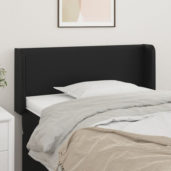 vidaXL Wingback Headboard Black 83x16x78/88 cm Faux Leather