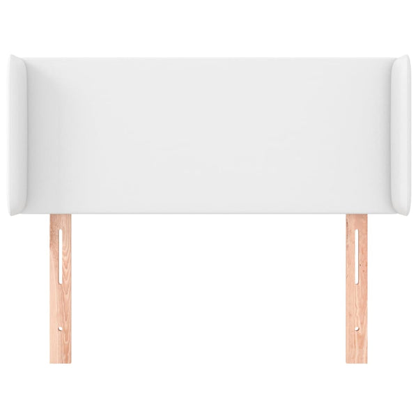 vidaXL Headboard with Wings White 83x16x78/88 cm Faux Leather