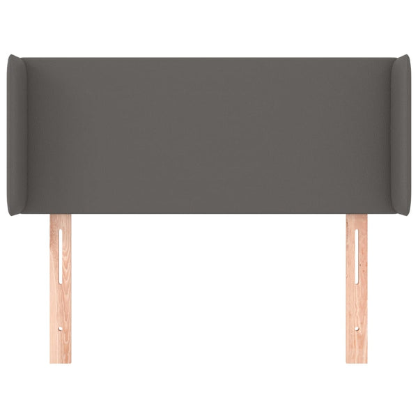 vidaXL Wingback Headboard Grey 83x16x78/88 cm Faux Leather