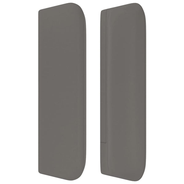 vidaXL Wingback Headboard Grey 83x16x78/88 cm Faux Leather