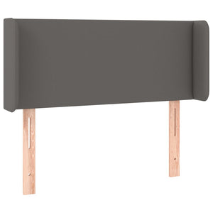vidaXL Wingback Headboard Grey 93x16x78/88 cm Faux Leather