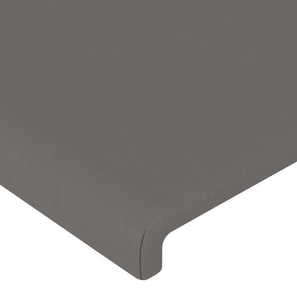 vidaXL Wingback Headboard Grey 93x16x78/88 cm Faux Leather