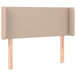 vidaXL Headboard with Wings Cappuccino Brown 93x16x78/88 cm Faux Leather