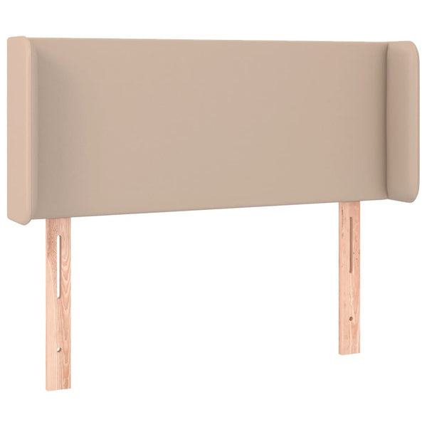 vidaXL Headboard with Wings Cappuccino Brown 93x16x78/88 cm Faux Leather