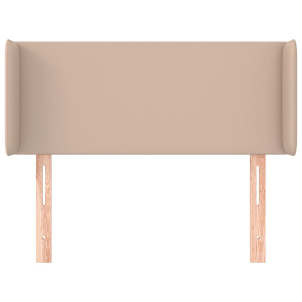 vidaXL Headboard with Wings Cappuccino Brown 93x16x78/88 cm Faux Leather
