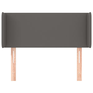 vidaXL Wingback Headboard Grey 103x16x78/88 cm Faux Leather
