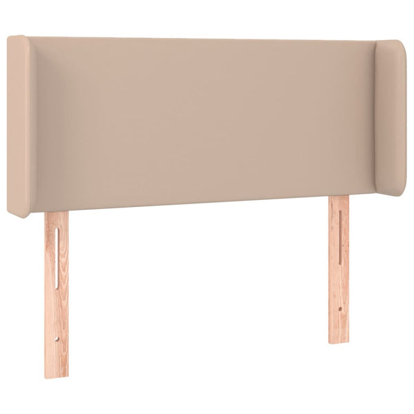 vidaXL Headboard with Wings Cappuccino Brown 103x16x78/88 cm Faux Leather