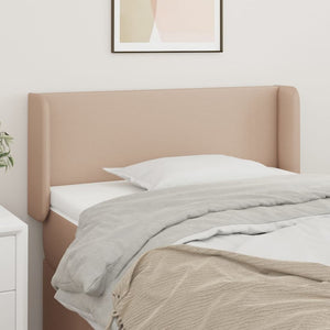 vidaXL Headboard with Wings Cappuccino Brown 103x16x78/88 cm Faux Leather