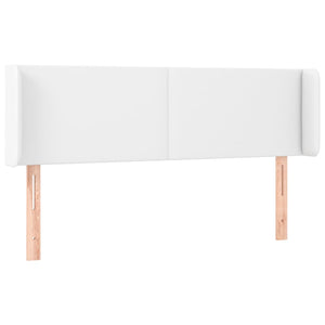 vidaXL Wingback Headboard White 147x16x78/88 cm Faux Leather