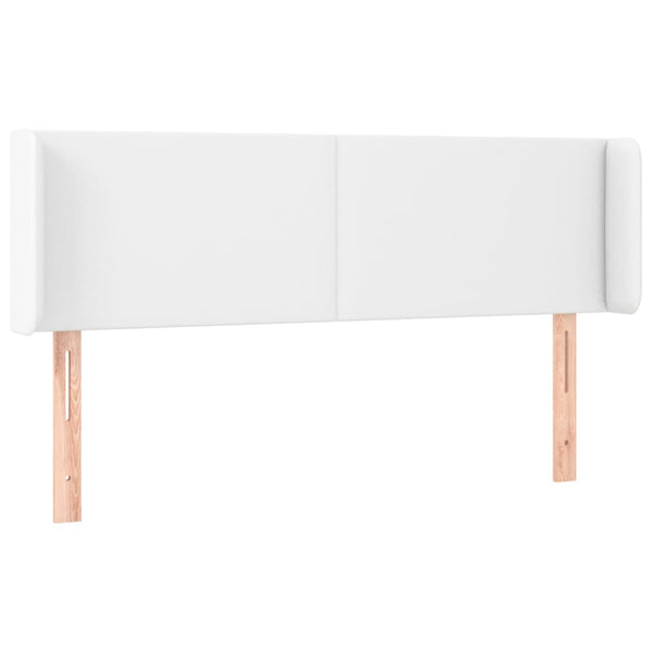 vidaXL Wingback Headboard White 147x16x78/88 cm Faux Leather